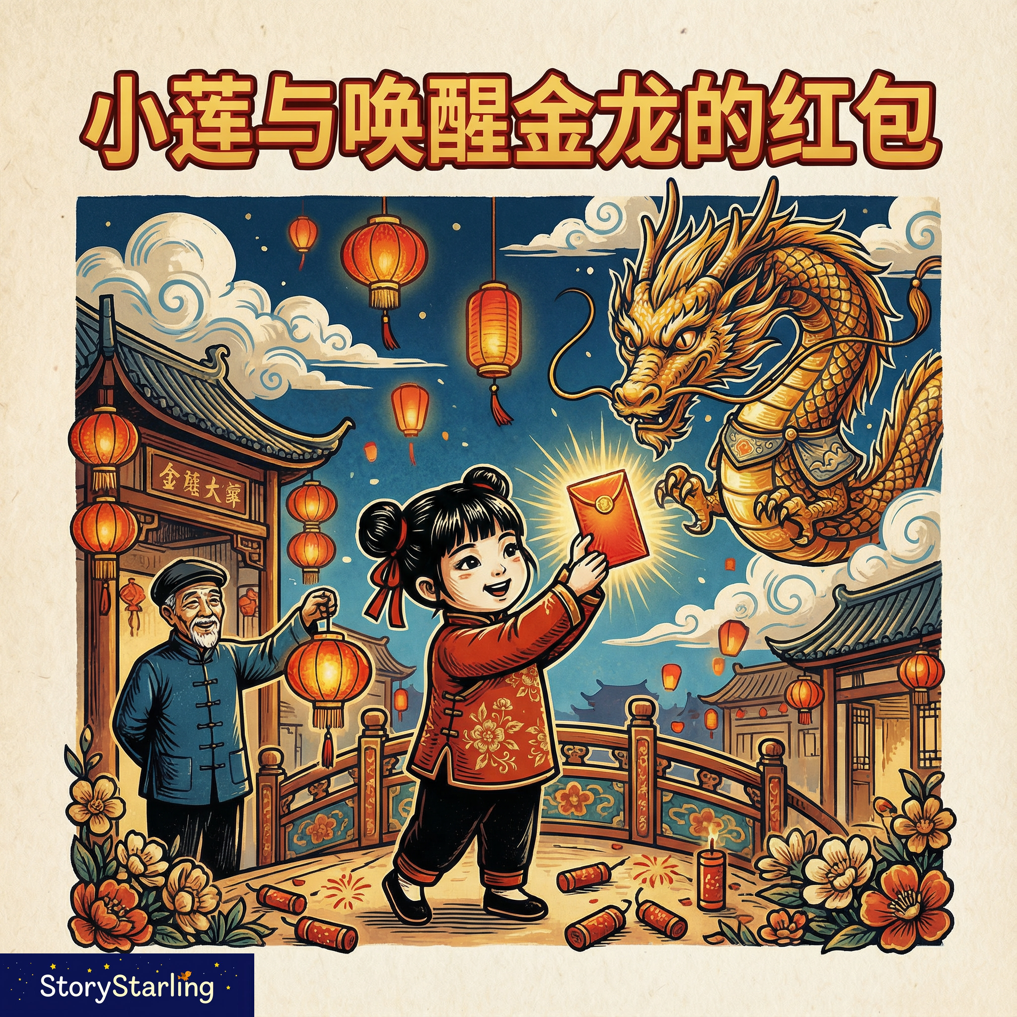 小莲与唤醒金龙的红包
