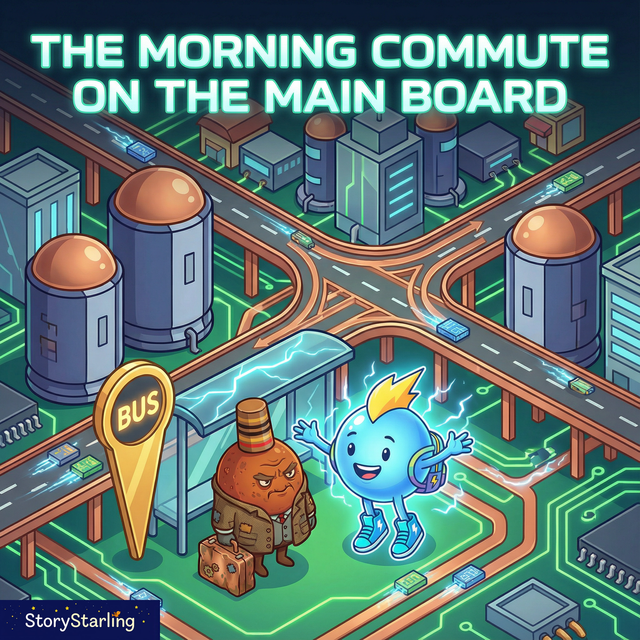 The Morning Commute on the Main Board