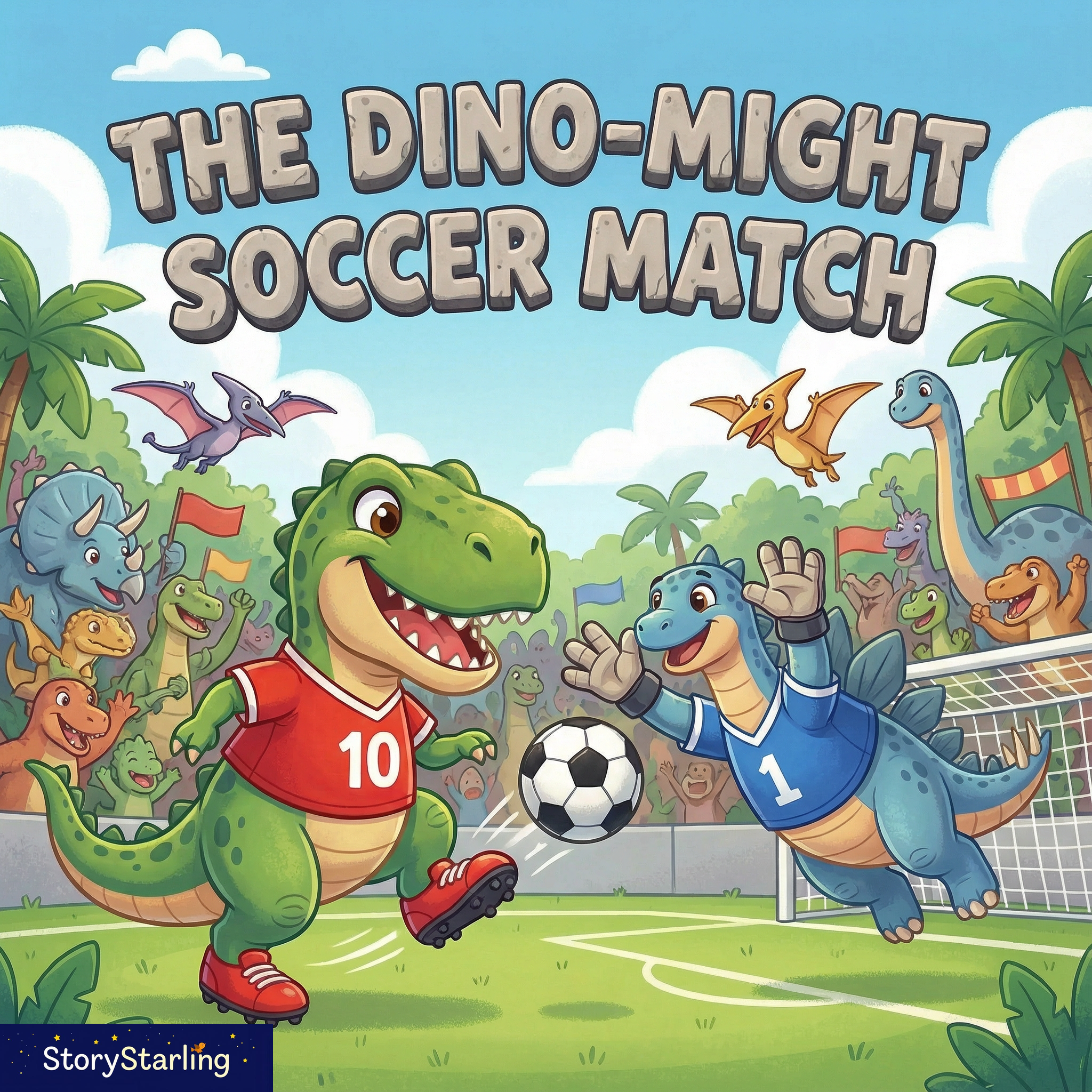 The Dino-Might Soccer Match