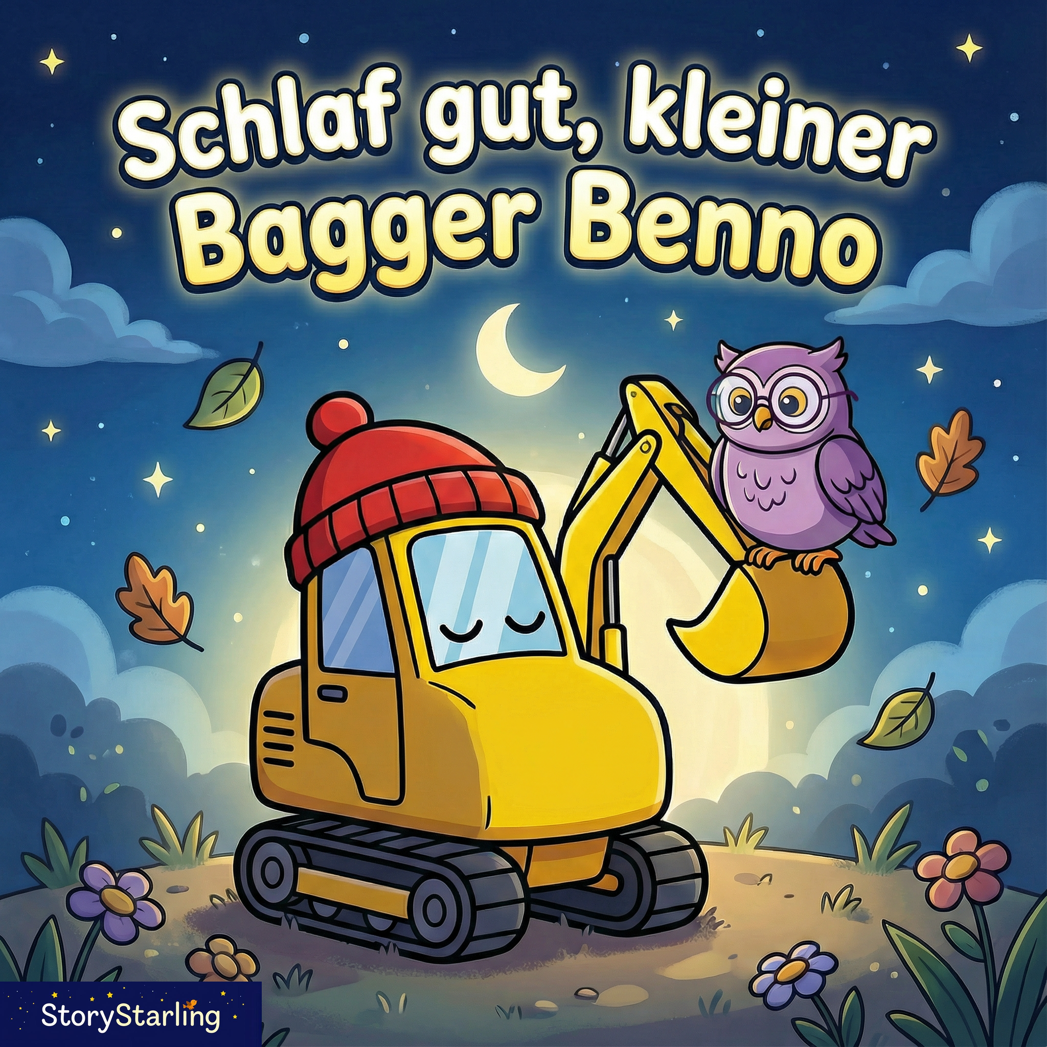 Schlaf gut, kleiner Bagger Benno
